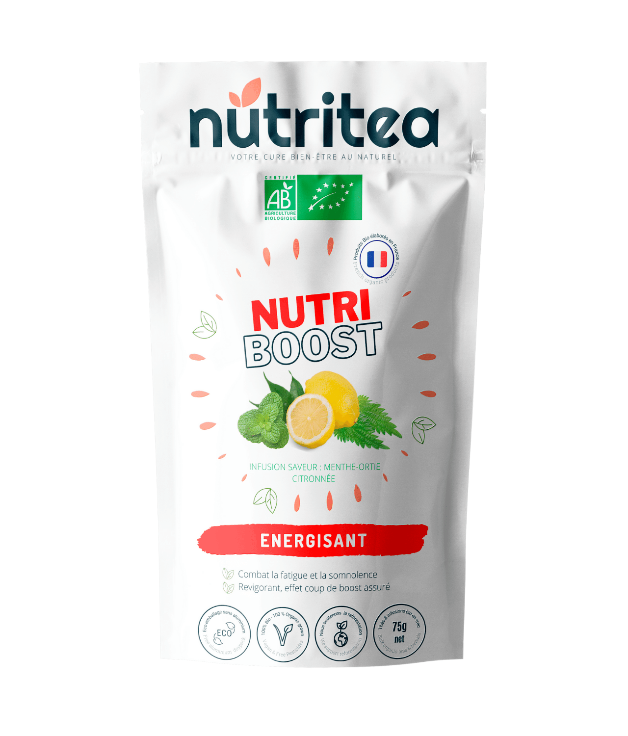 Tisane Énergisante Bio – NutriBoost