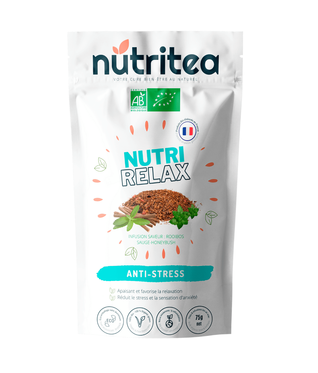 Thé Herbal Bio Anti-Stress – NutriRelax