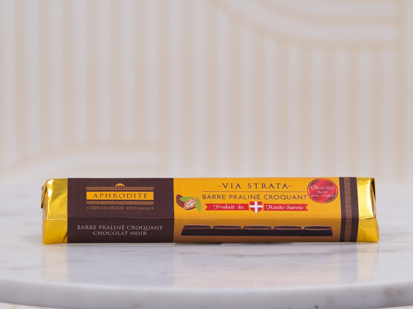 Barre Praliné Chocolat Noir – Via Strata