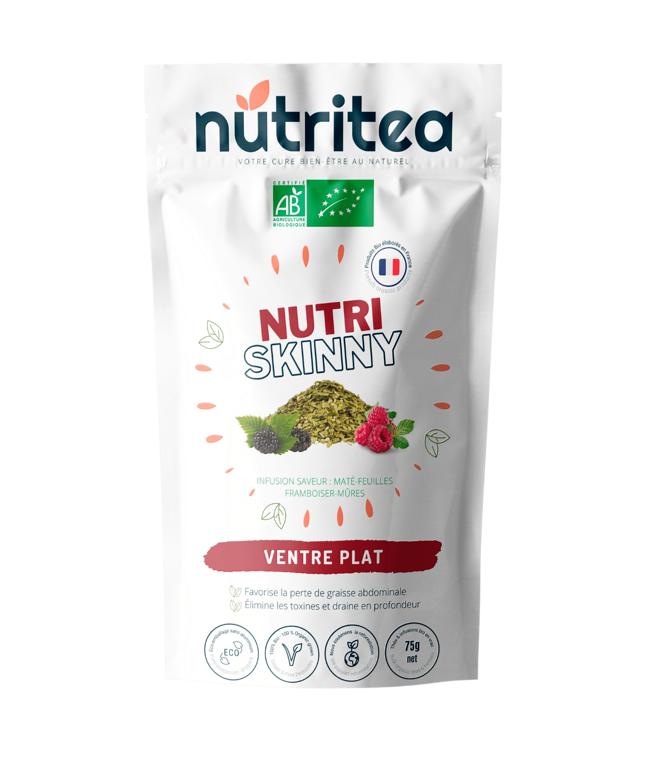 Tisane Bio Amincissante – Ventre Plat NutriSkinny
