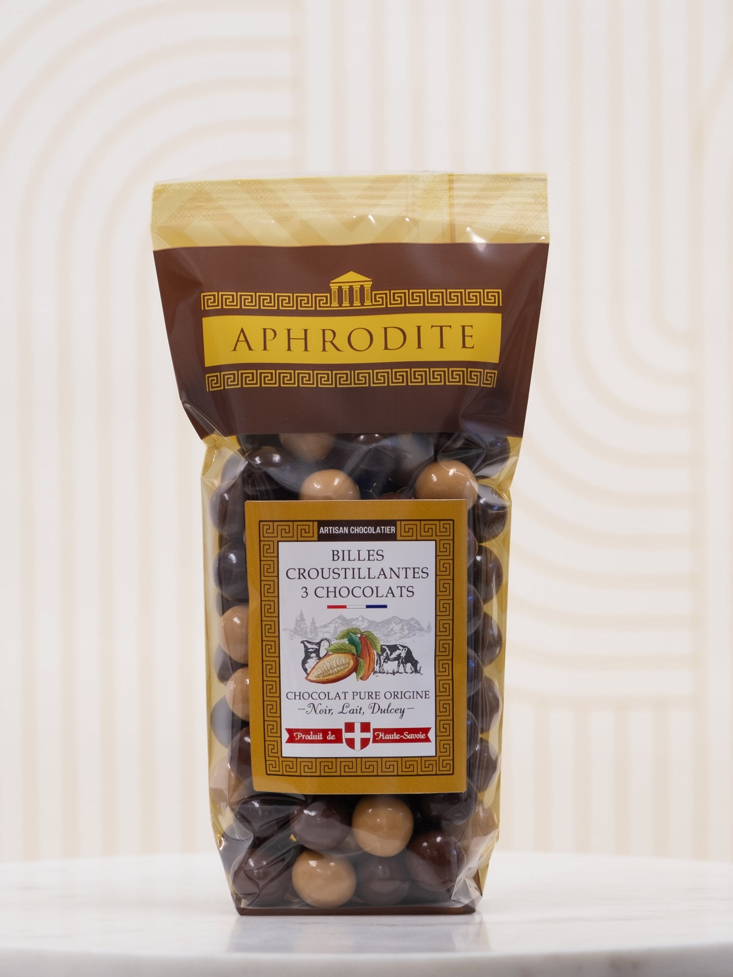 Billes de céréales chocolat noir, lait, Dulcey