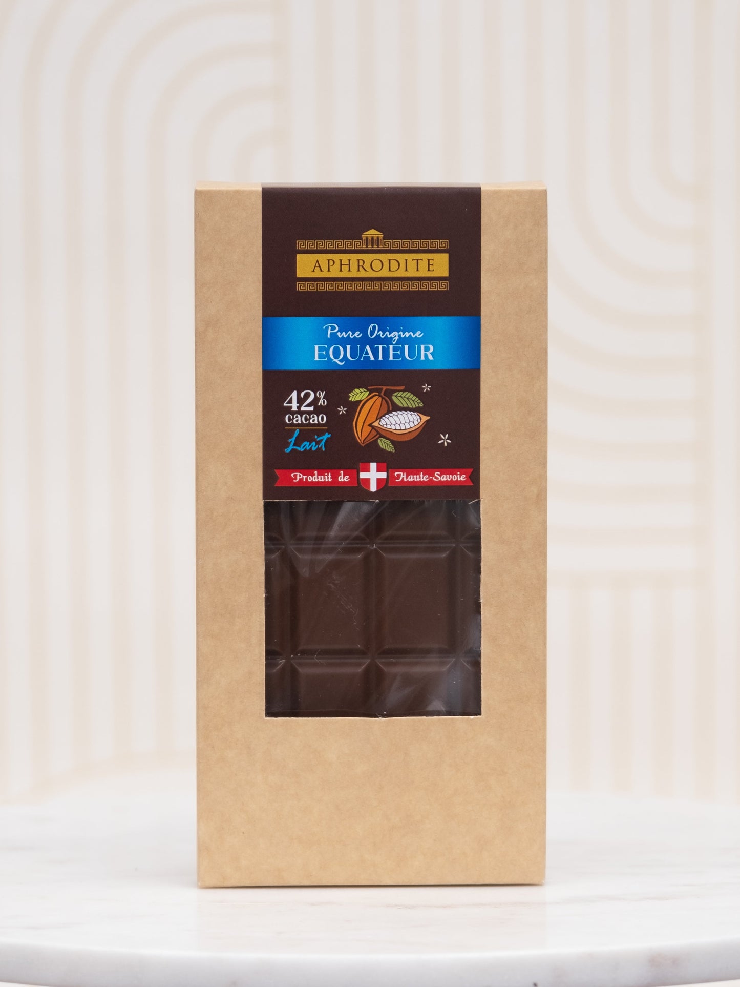 Tablette chocolat au Lait pure origine Équateur 42%