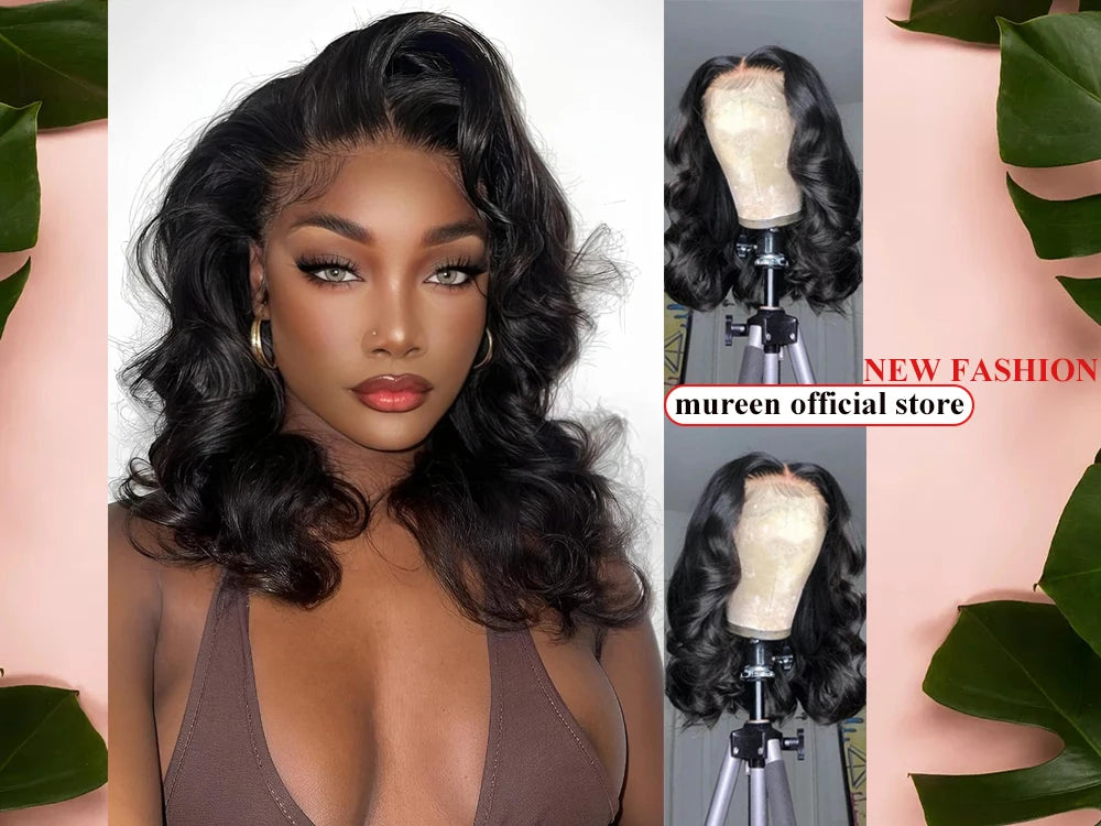 250% Density Bob Wig | Body Wave Glueless 100% Human Hair – Floreastore