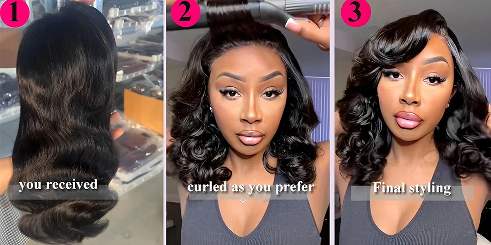 250% Density Bob Wig | Body Wave Glueless 100% Human Hair – Floreastore
