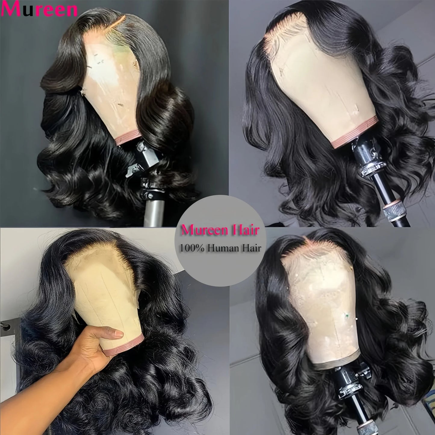 250% Density Bob Wig | Body Wave Glueless 100% Human Hair – Floreastore