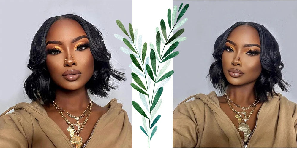 250% Density Bob Wig | Body Wave Glueless 100% Human Hair – Floreastore