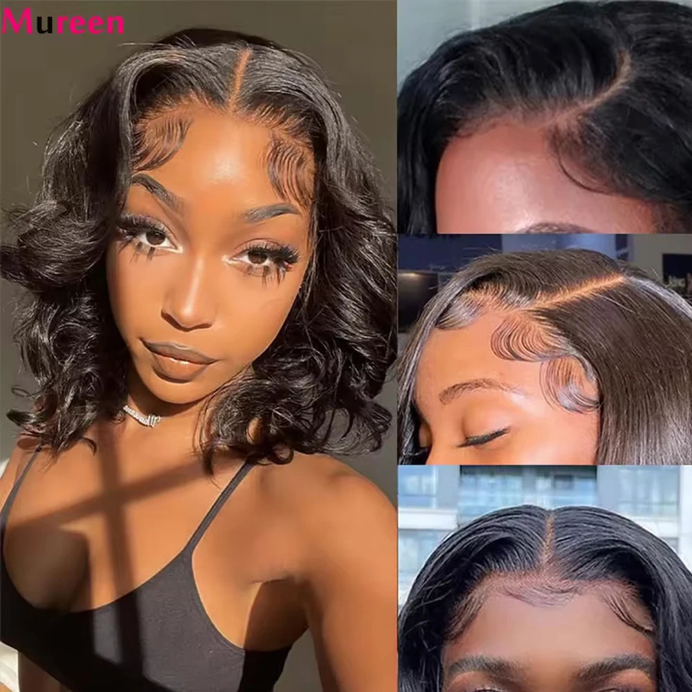 250% Density Bob Wig | Body Wave Glueless 100% Human Hair – Floreastore