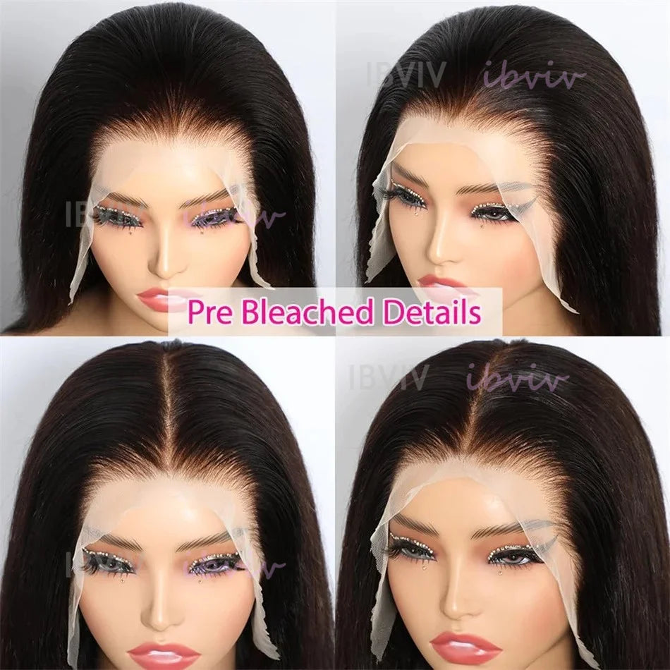 4" 13x4 Lace Bob Wig | Straight Vietnamese Human Hair 210% Density – Floreastore