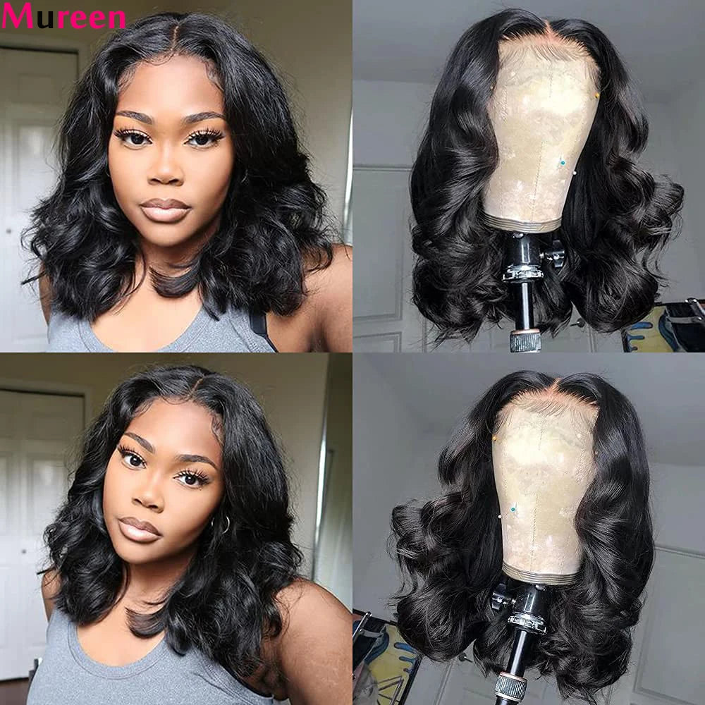 250% Density Bob Wig | Body Wave Glueless 100% Human Hair – Floreastore