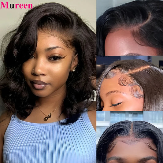 250% Density Bob Wig | Body Wave Glueless 100% Human Hair – Floreastore
