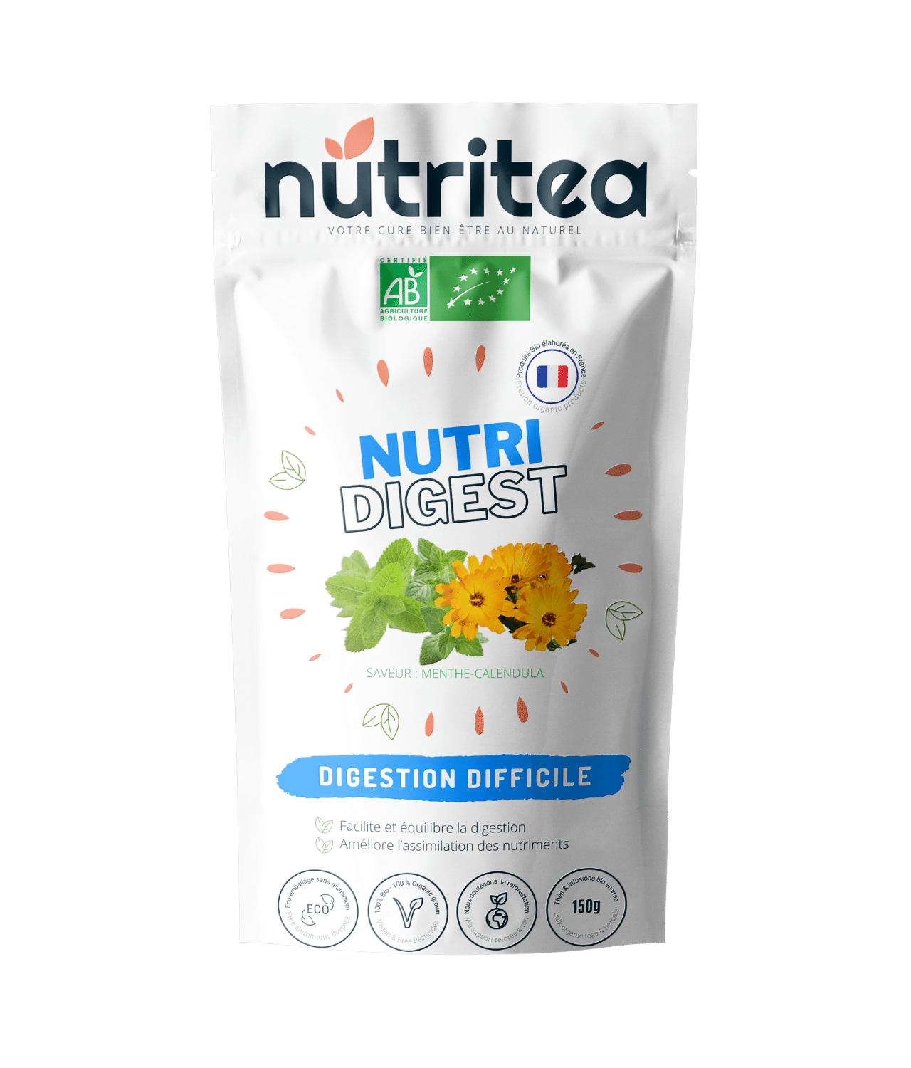 Thé Herbal Bio Digestion & Anti-Ballonnements – NutriDigest